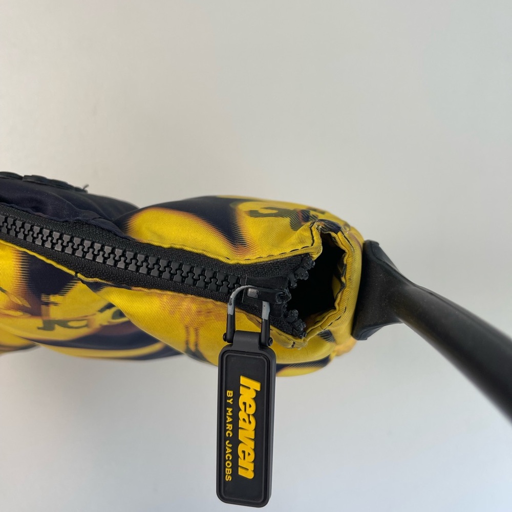 Marc Jacobs Laser Floral Yellow and Black Shoulder Bag - Picture 3 of 3